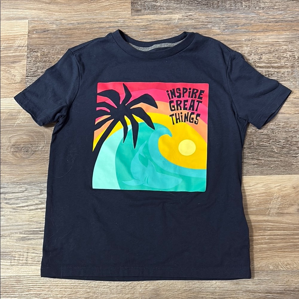Old Navy Kids Tee with Tropical Graphic